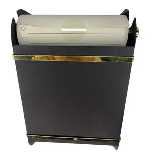 Hearth & Hand with Magnolia Metal Paper Note Roll Dispenser – Black & Gold